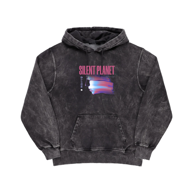 Melting Face Mineral Dye Hoodie