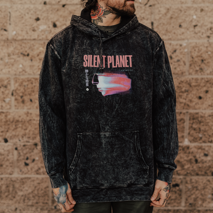 Melting Face Mineral Dye Hoodie